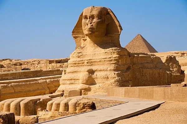 Создать мем: сфинкс древнего египта, пирамида хеопса сфинкс древний египет, архитектура древнего египта сфинкс
