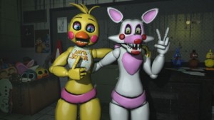 Create meme: The mangle and Chica