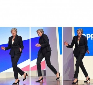 Создать мем: theresa may dancing, also white people, мужчина