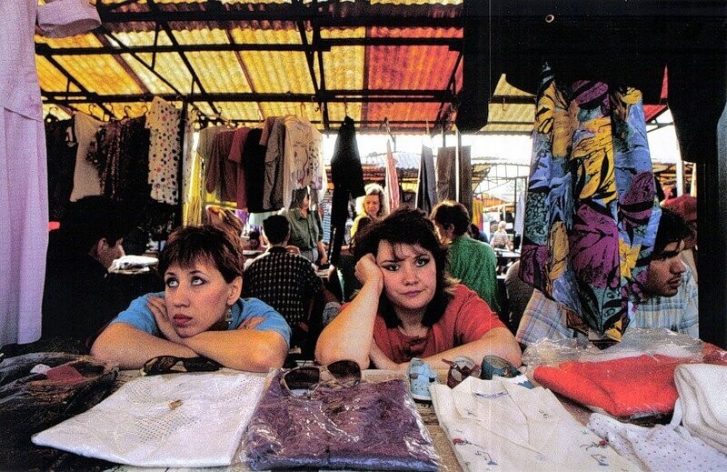 Create meme: novosibirsk clothing market in the 90s, cherkizovsky market of the 90s, the market of the 90s