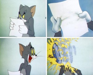Create meme: what's ligma, Tom and Jerry meme pie, Tom and Jerry