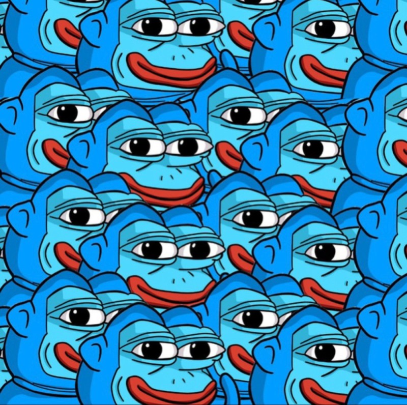 Create meme: Pepe is blue, pepe , pepe pepe