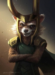 Create meme: guardians of the galaxy, rocket raccoon, Iist DotA 2 art