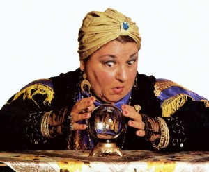 Create meme: clairvoyant, the fortune teller with the ball, the fortune teller