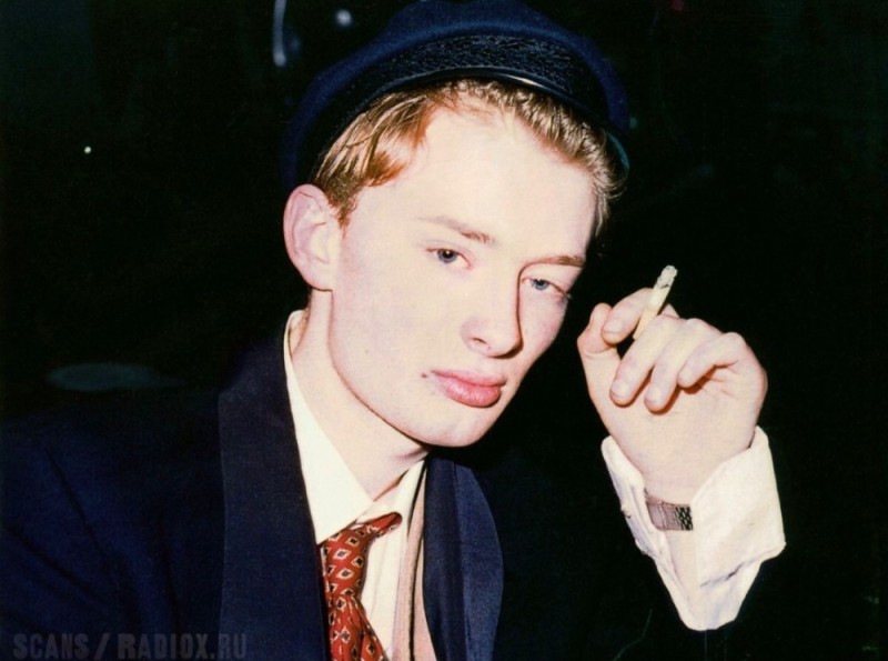 Create meme: Thom Yorke as a young man, stars in their youth, celebrity in youth