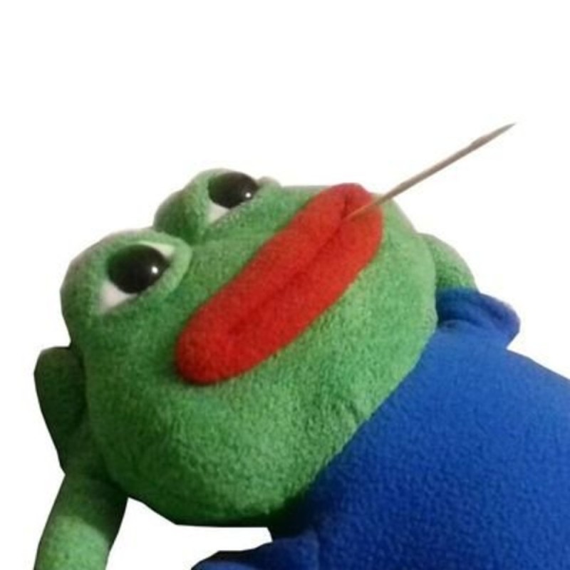 Create meme: kermit the frog, toy , pepechill