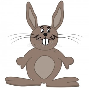 Create meme: hare, rabbit, rabbit on white background