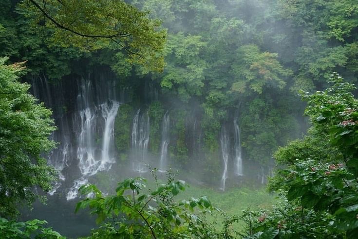 Создать мем: япония широито водопад, лесной водопад, водопад каскад
