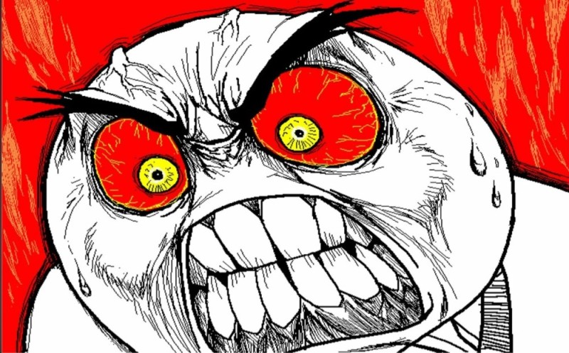 Create meme: rage face is evil, meme evil , meme rage 