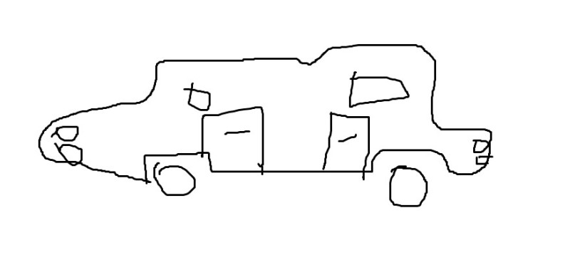 Создать мем: грузовые машины, рисование машины, рисунок машины легкий