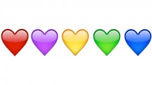 Создать мем: heart emoji, выбери сердечко, сердечки в ряд