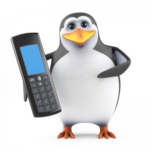 Создать мем: мем пингвин с телефоном, 3d пингвин с телефоном, пингвин 3д