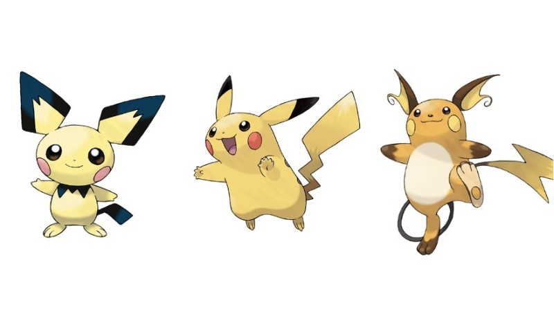 Create meme: Pokemon evolution of Pikachu, pikachu, Raichu Pokemon evolution