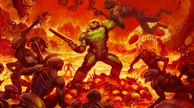 Создать мем: doom 2016 палач рока, doom 4, doom 2016 думгай