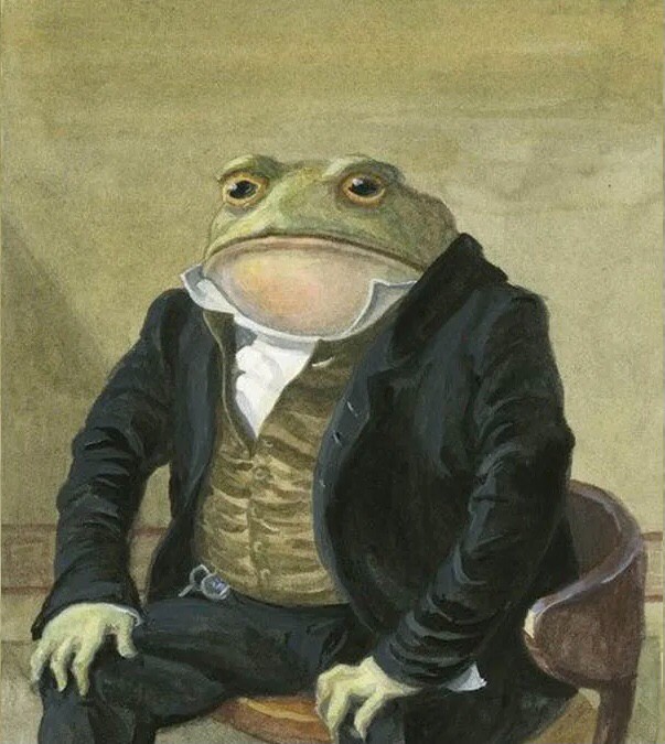 Создать мем: frog, арт лягушка, жаба