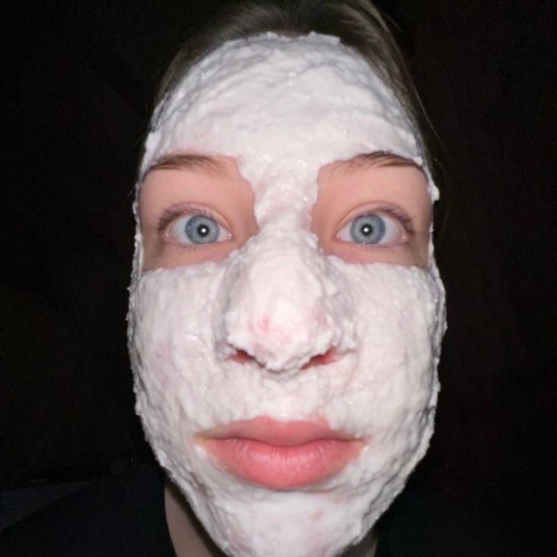 Create meme: alginate mask, face mask , alginate mask for the face