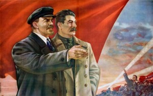 Create meme: communism, posters of the USSR Lenin, Joseph Stalin