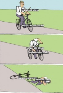 Create meme: memes, meme bike, spoke in the wheel meme