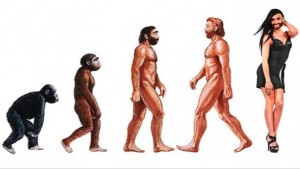 Создать мем: эволюция волос человека, теория эволюции человека, эволюция человека до хомо сапиенс