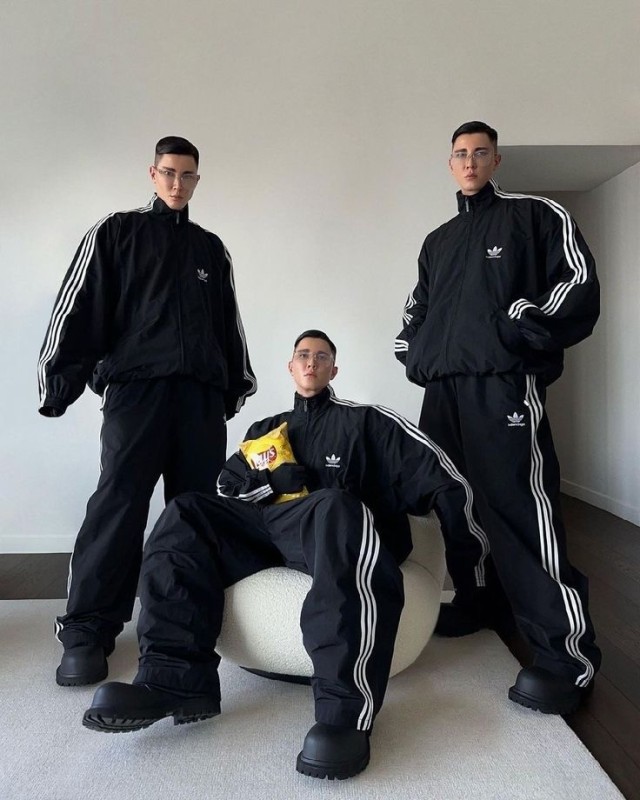 Create meme: suit sports, sports suit adidas, adidas suit