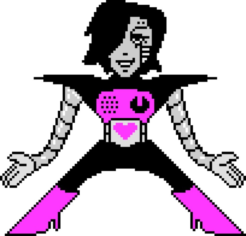 Create meme: Metatron neo, metraton, mettaton sprite