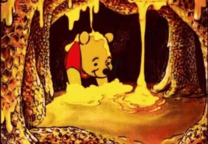 Create meme: Winnie the Pooh honey