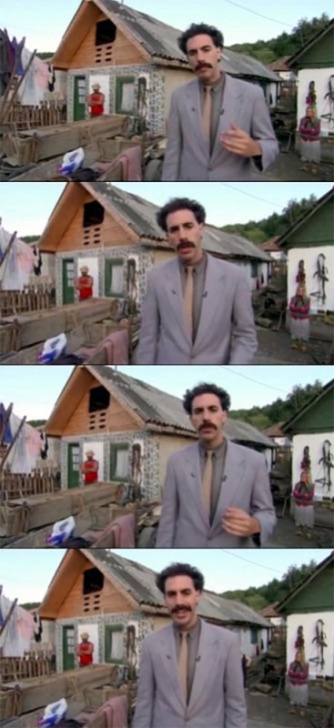 Create meme: borate , neighbor pain my hole, Borat nraitsa