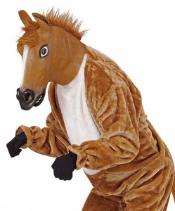 Create meme: horse, mask horse