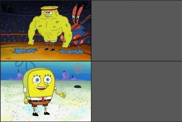 Create meme: spongebob Jock, inflated spongebob, spongebob Jock