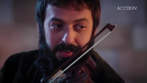 Create meme: violin Ibrahim in the magnificent century, Ibrahim Pasha with a beard, Ibrahim Pasha laughs