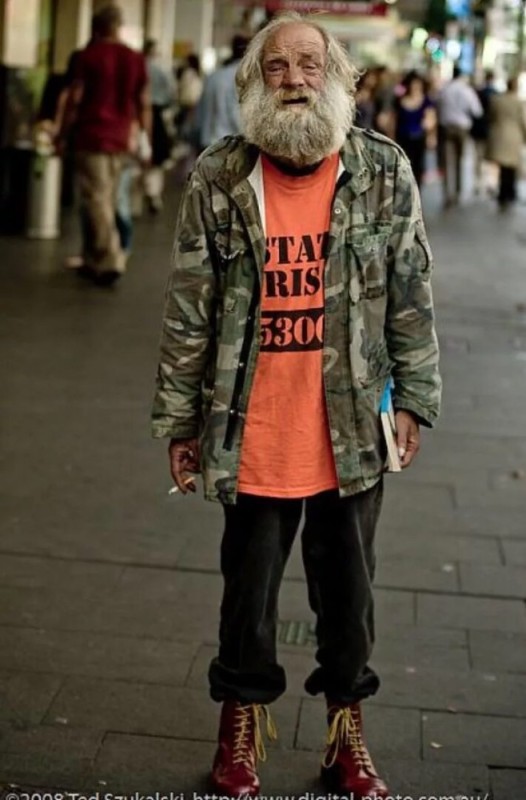 Create meme: bum style, fashionable bum, a homeless man in a jacket