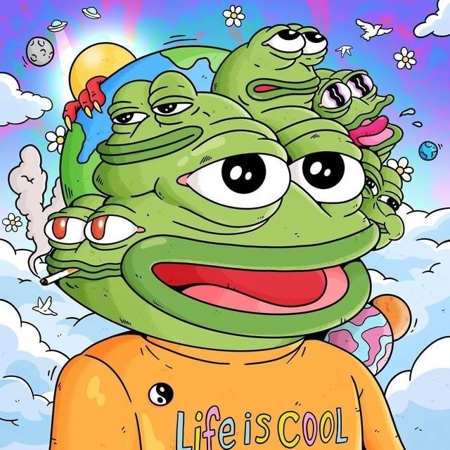 Создать мем: pepe frog, жаба пепе, лягушонок пепе фон