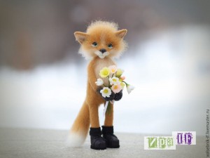 Create meme: foxes, toys felting, felted toy