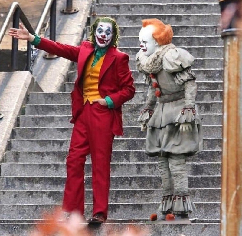 Create meme: Pennywise , Joker 2019, Joker 2019 Joaquin Phoenix