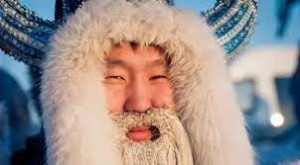 Создать мем: янв, человек, чысхаан якутский дед мороз
