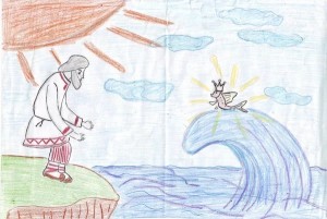 Создать мем: рисунки к сказкам, поэтапный рисунок теме иллюстрация к сказке о рыбаке и рыбке, золотая рыбка рисунок к сказке