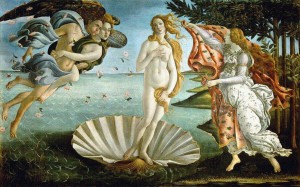 Create meme: the birth of Venus, Sandro Botticelli the birth of Venus, the birth of venus