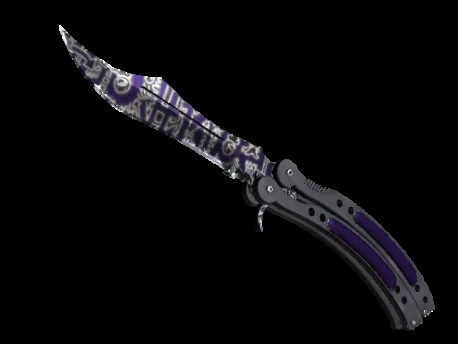 Create meme: butterfly knife cs go, butterfly knife "ultraviolet", butterfly knife ultraviolet cs go