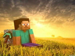 Create meme: background minecraft