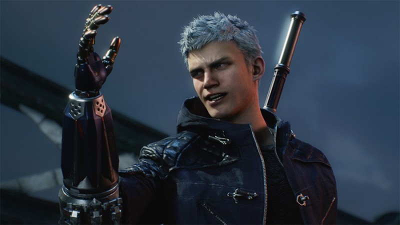 Create meme: devil may cry nero, devil may cry 5, nero devil may cry 5