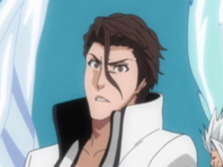 Create meme: bleach eisen, Aizen, bleach 