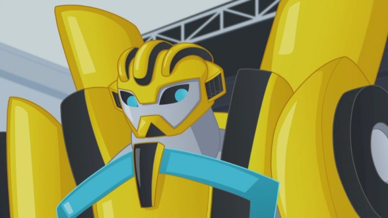 Create meme: Transformers bots rescue Bumblebee, Transformers robots under the cover of Jetstorm, transformer bumblebee