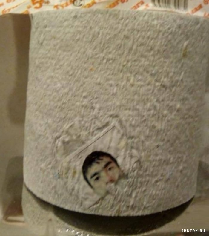 Создать мем: туалетная бумага с портретом, серая туалетная бумага, туалетная бумага с фотографией