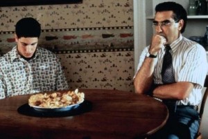 Create meme: man pie, American pie 1999, apple pie
