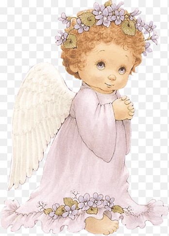 Create meme: angel figure, cute little angels, angel with a wreath
