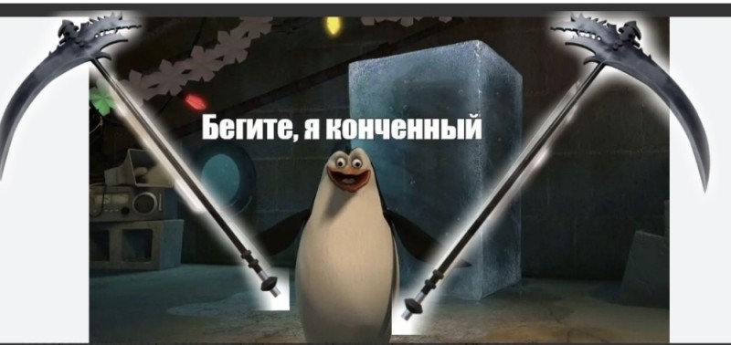 Create meme: the penguins of Madagascar , Run I'm a finished penguin, meme I'm finished run penguin rico