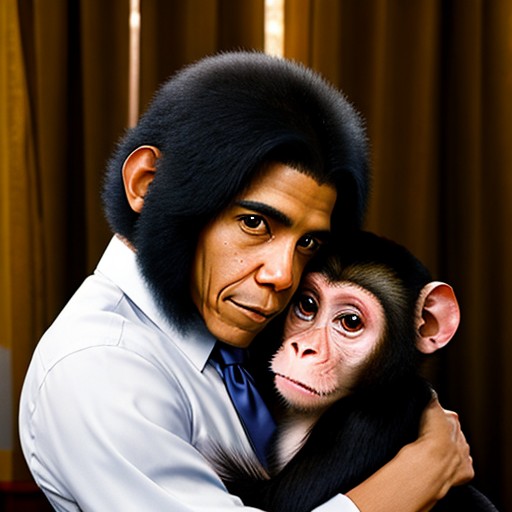 Создать мем: человек, голова обезьяны, обезьяна гена