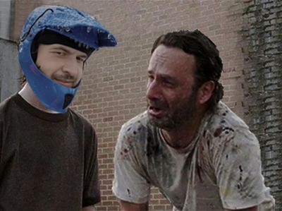 Create meme: the walking dead meme rick and Carl, Rick the walking dead, Carl grimes the walking dead