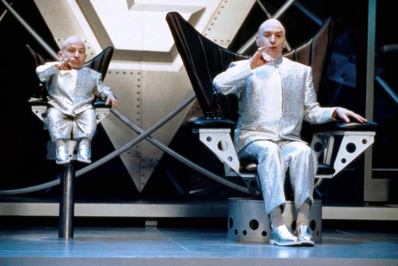 Create meme: Dr. evil , Austin Powers Dr. Evil and Mini, Austin powers Dr. evil