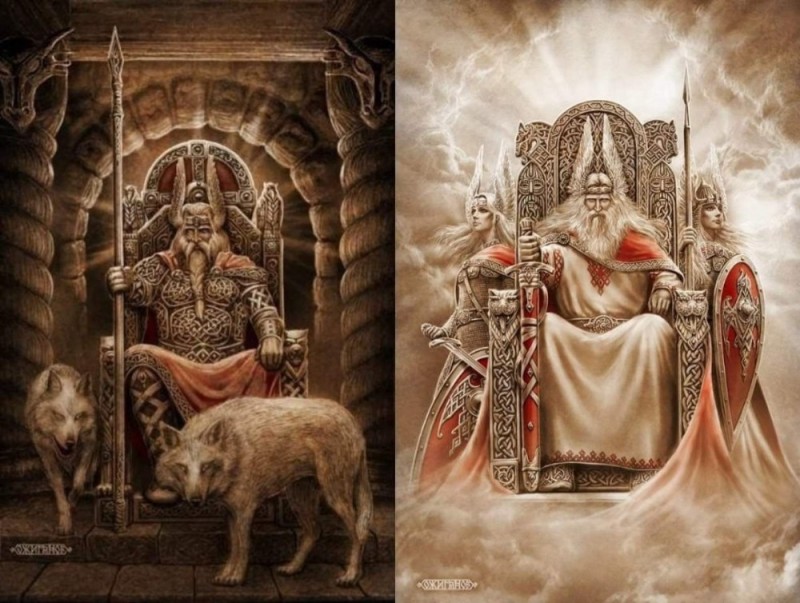 Create meme: igor ozhiganov Slavic mythology, Slavic gods igor ozhiganov b, Slavic gods svarog